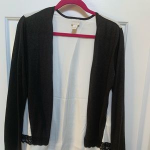 Chicos Never worn open sweater/jacket